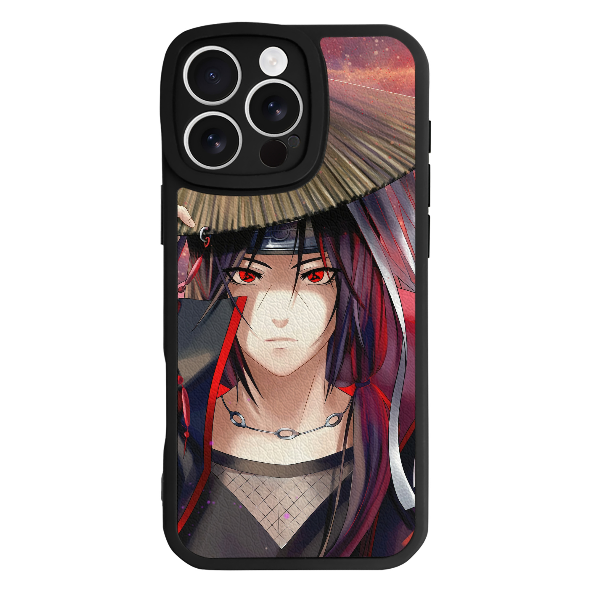 （画像用） NARUTO -ナルト- NARUTO -ナルト- 疾風伝 【iPhone 16シリーズ対応】シリコンスマホケース（レザー調） 材質：シリコン
